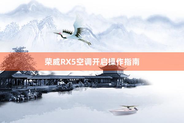 荣威RX5空调开启操作指南